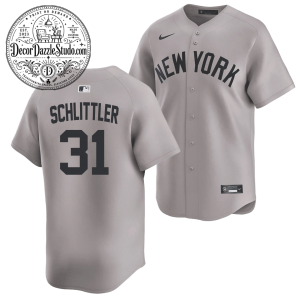 Official Cam Schlittler Youth New York Gray Road Baseball Jersey 2 Official Cam Schlittler Youth New York Gray Road Baseball Jersey