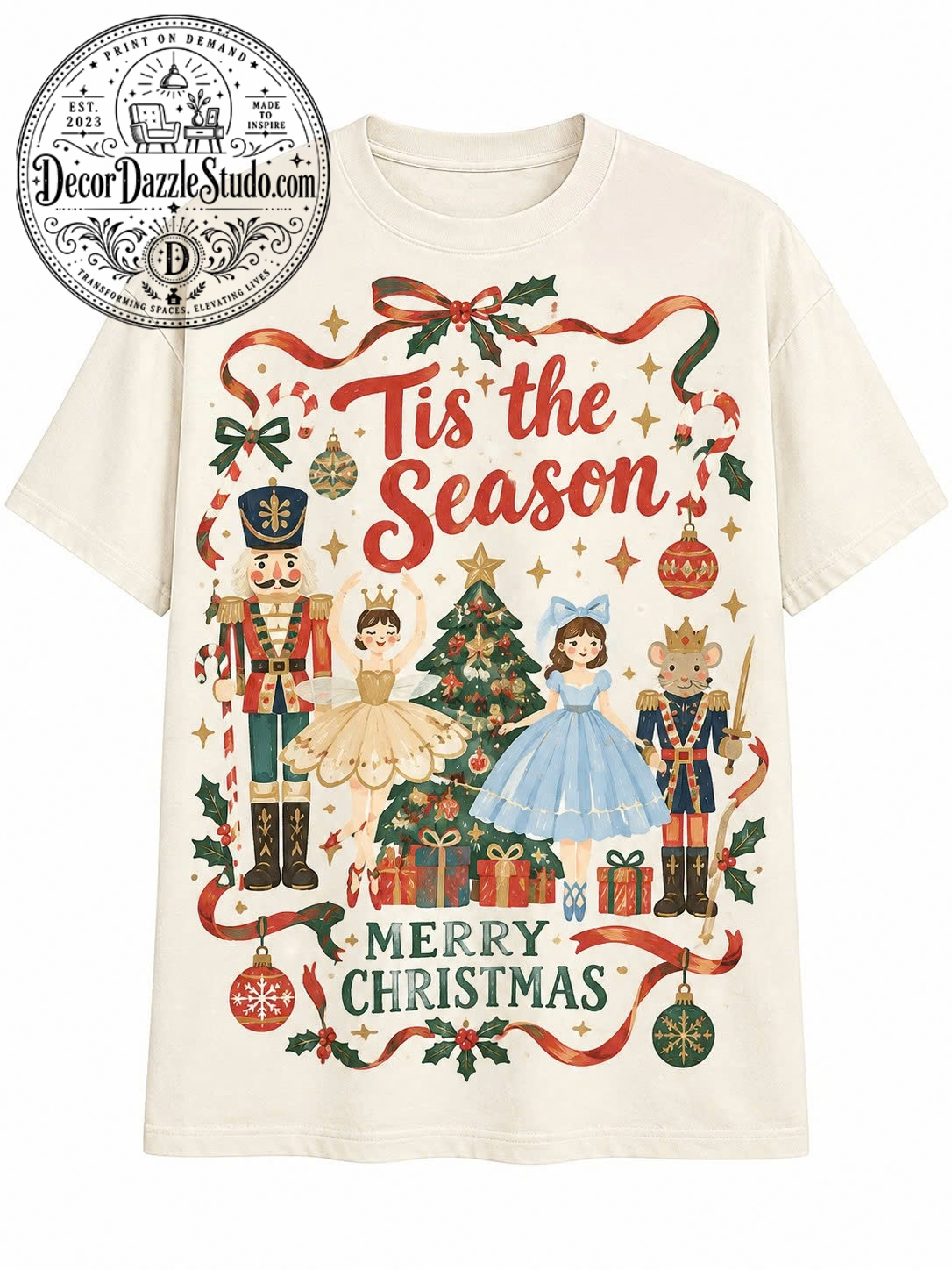 Vintage Tis the Season Christmas T-Shirt