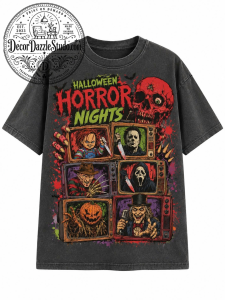 Vintage Horror Halloween T-Shirt
