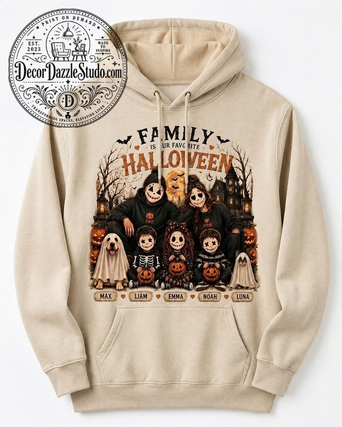 Personalized Family Halloween Hoodie