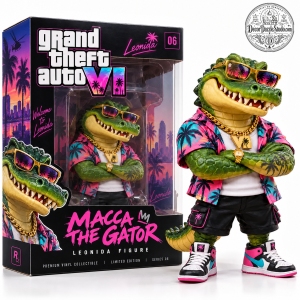 Grand Theft Auto VI Macca The Gator Leonida Vinyl Figure