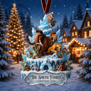 The Smiths Christmas 2026 Prehistoric Character Acrylic Ornament