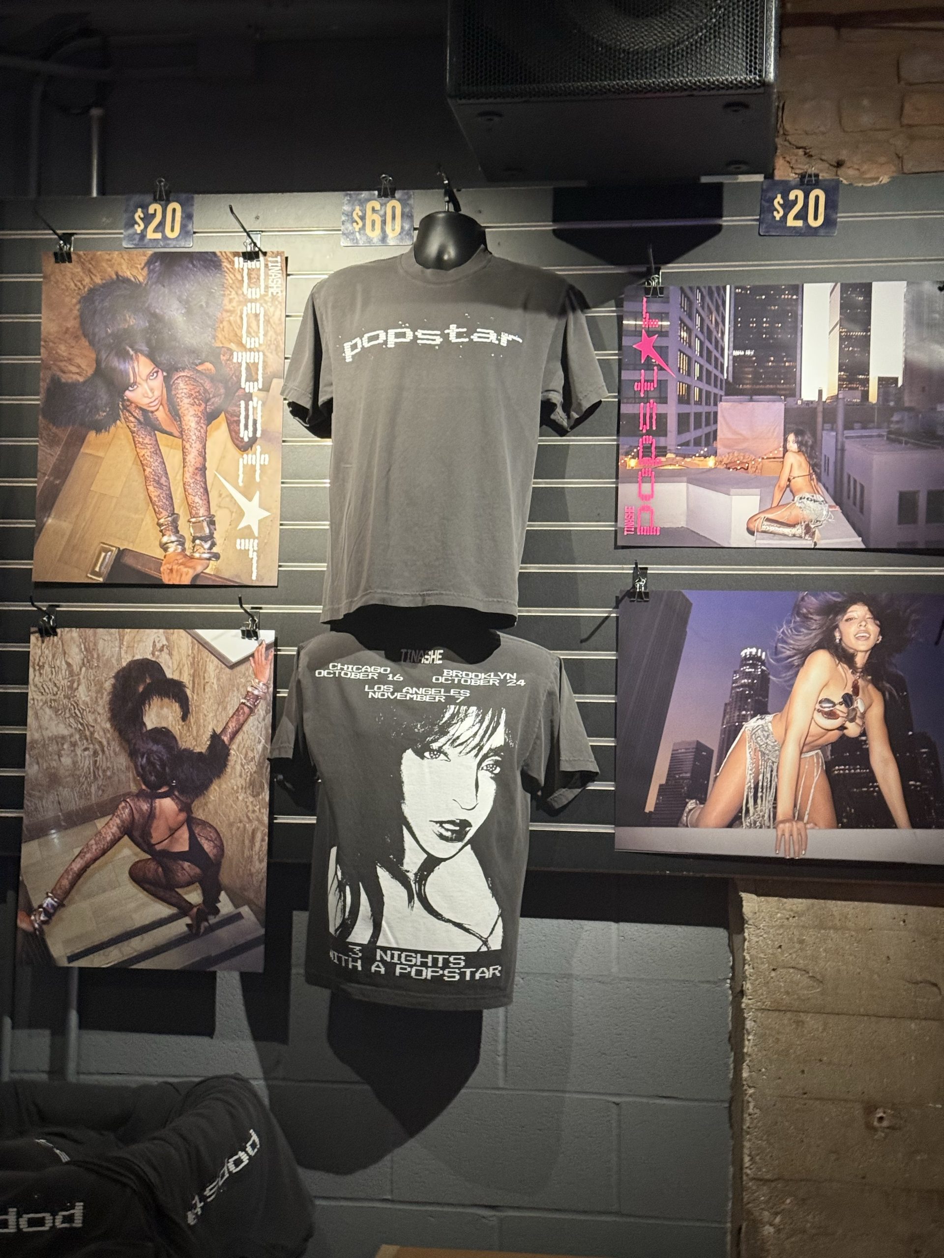 Tinashe Popstar Vintage Wash Graphic T-Shirt Tinashe Popstar Vintage Wash Graphic T-Shirt