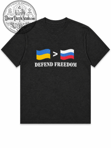 Adam Kinzinger Defend Freedom Ukraine Vintage Graphic T-Shirt