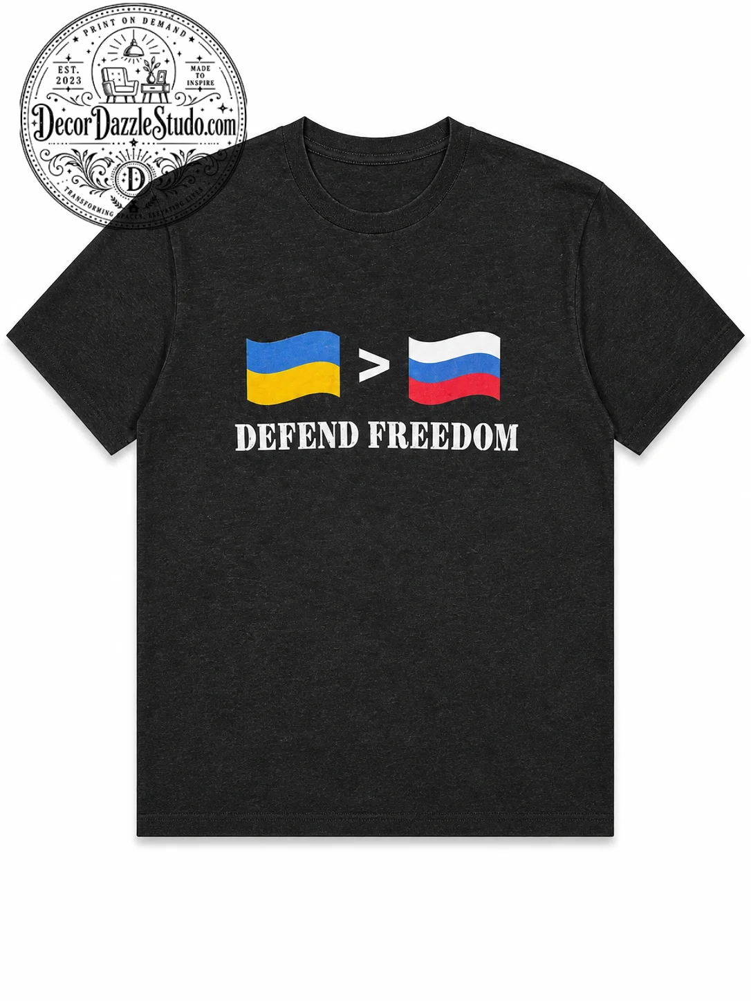 Adam Kinzinger Defend Freedom Ukraine Vintage Graphic T-Shirt